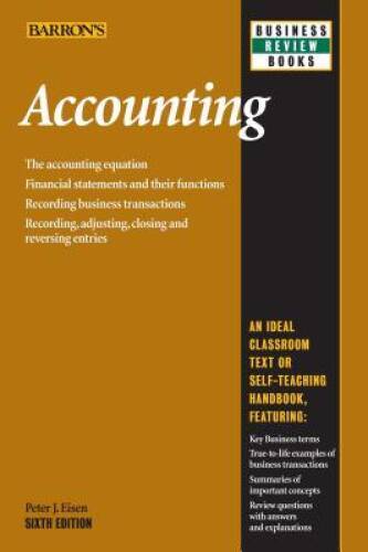 Accounting (Barron’s Business Review Series) – Paperback – VERY GOOD