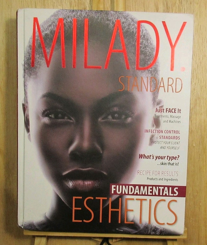 Milady Standard Esthetics Fundamentals Hardcover Textbook 2019 Printing