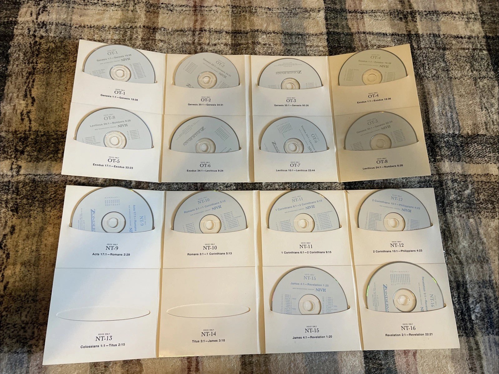 Zondervan Audio Bible NIV Study CD Set Dramatized Audio in Case