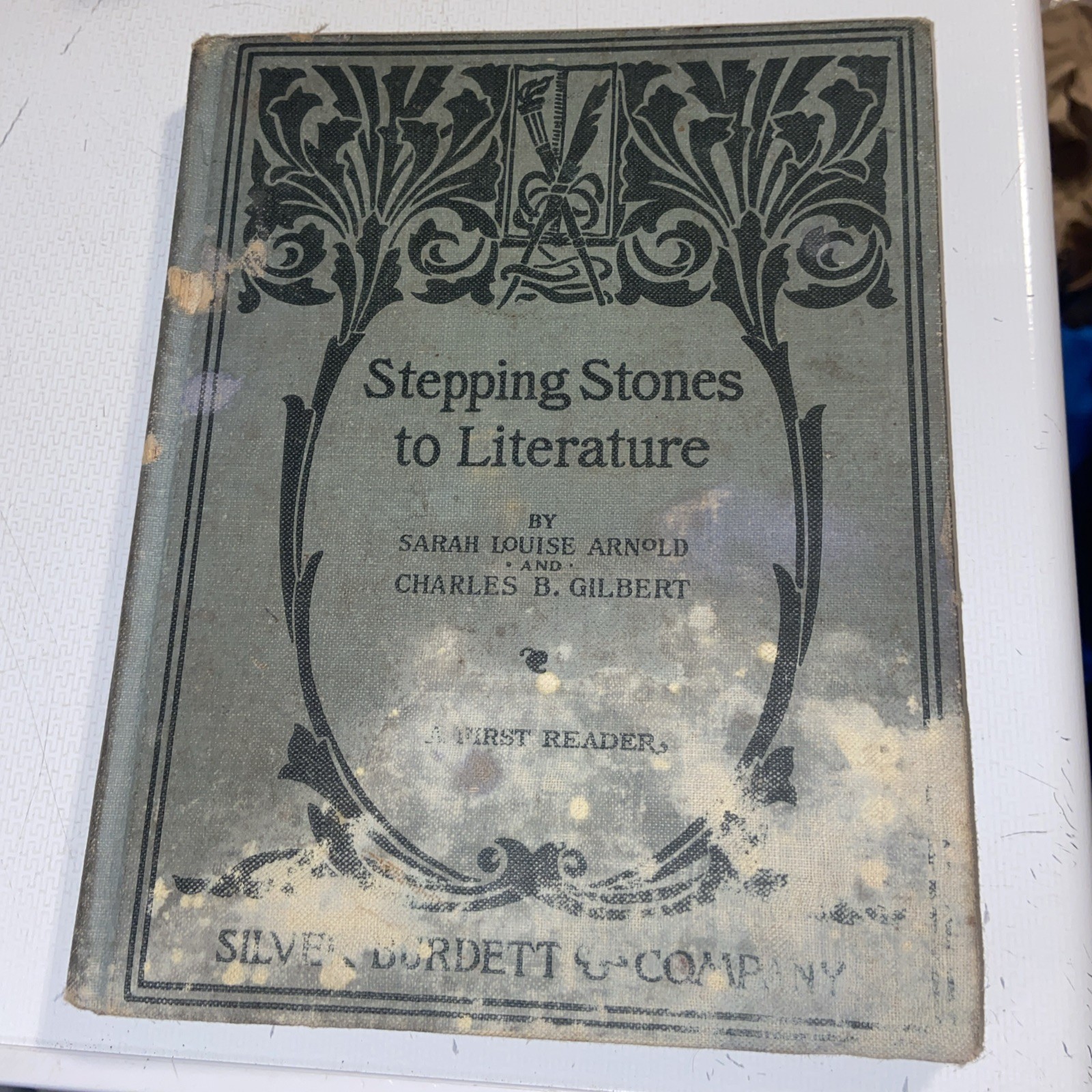 Stepping Stones To Literature~1902 Hard Cover First Reader