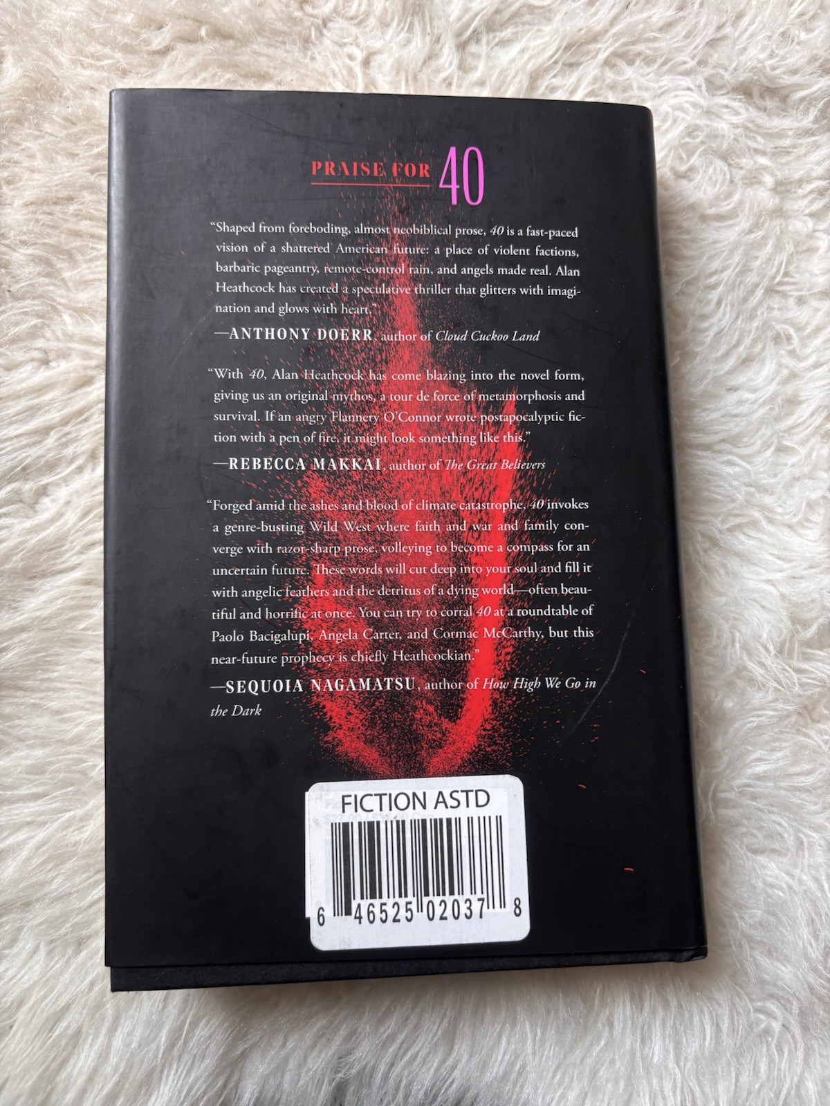 40 by Alan Heathcock, Hardcover, Farrar Straus & Giroux, Speculative Fiction