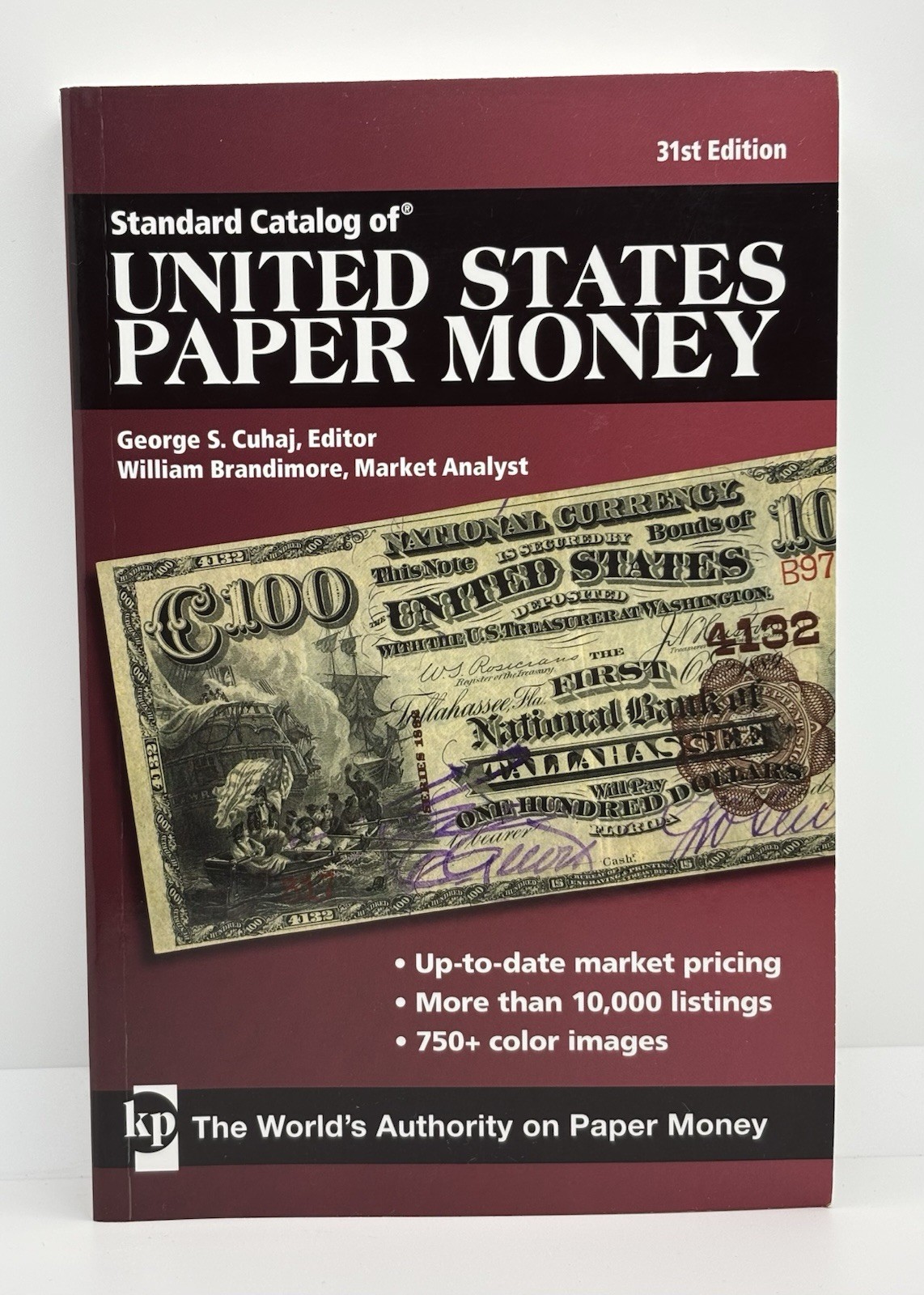 Standard Catalog of United States Paper Money | Brandimore | 2012 #LikeNew