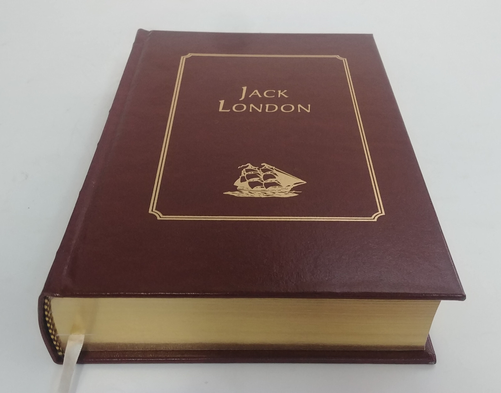 Jack London Collection *LEATHER BOUND HARDCOVER BOOK* Dorset Press NICE [1995]