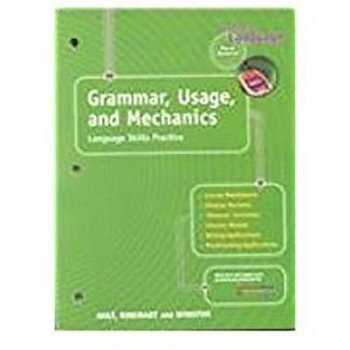 Grammar, Usage, and Mechanics: Elements of Language, 1st Course – GOOD