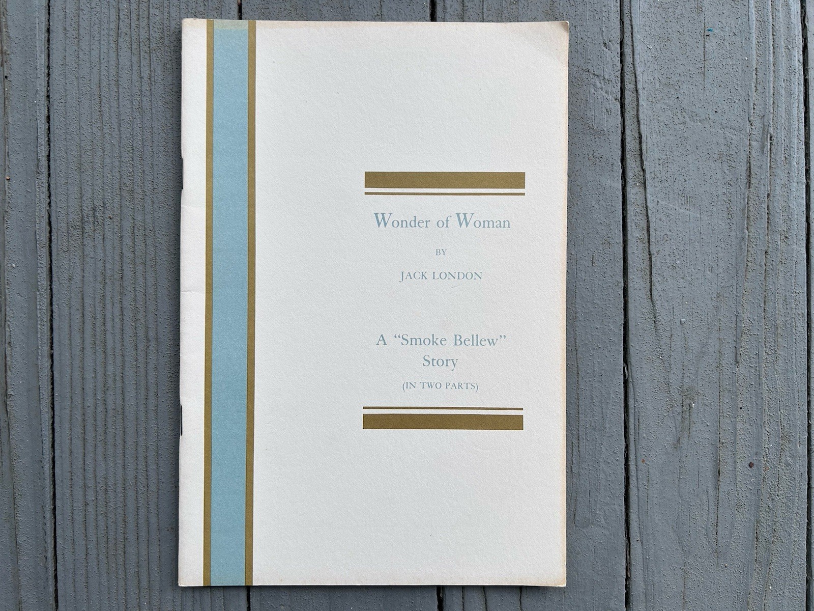 Jack London Wonder of Woman 18th Printing 1975 Softcover Wolf House Books USED
