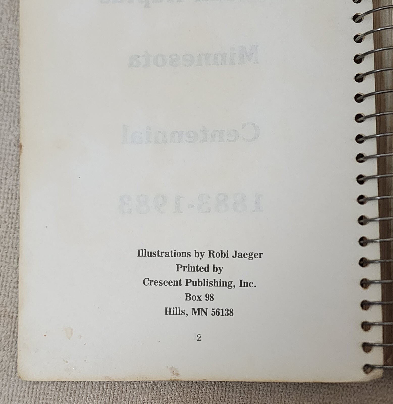 Pelican Rapids Minnesota Centennial Cookbook Vintage 1883 – 1983 Norwegian