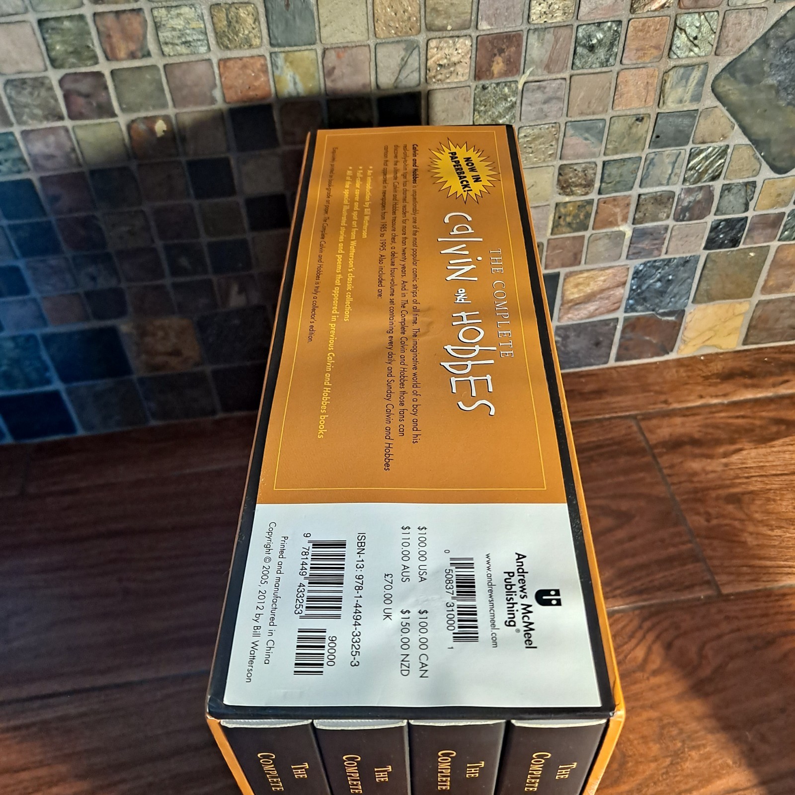 The Complete Collector’s Edition Calvin and Hobbes Paperback 4 Book Box Set