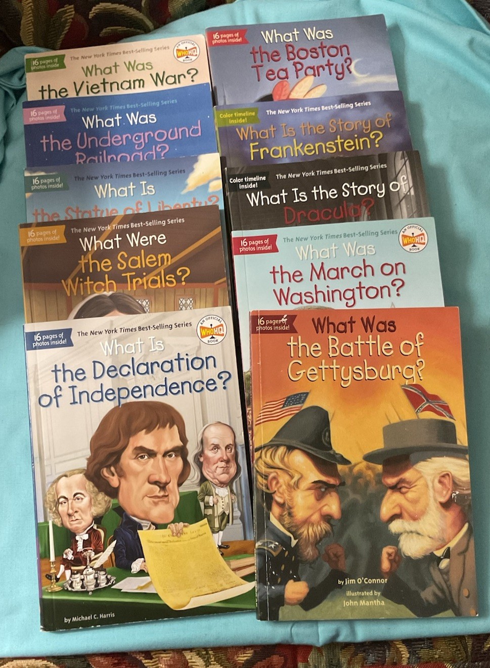 Lot Of 48 Who HQ Books – Was Where Is What Was Series Books Homeschool History