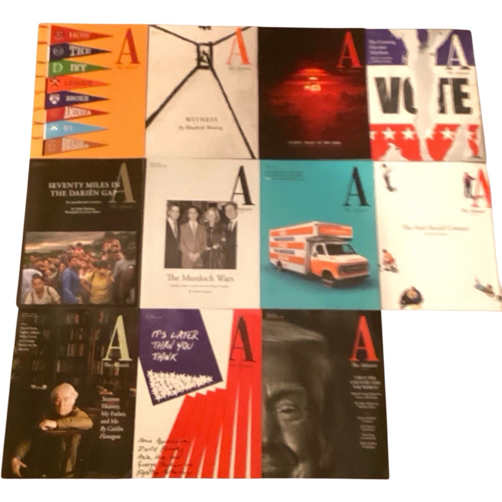 New LOT OF 11 The Atlantic Magazine BEST SELLERS 2024/2025 Assortment UNREAD