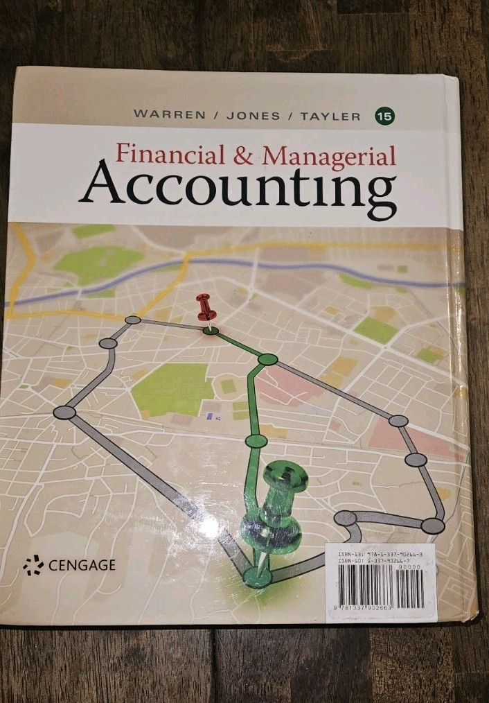 Financial and Managerial Accounting, Hardcover by Warren, Carl S.; Jones, Jef…