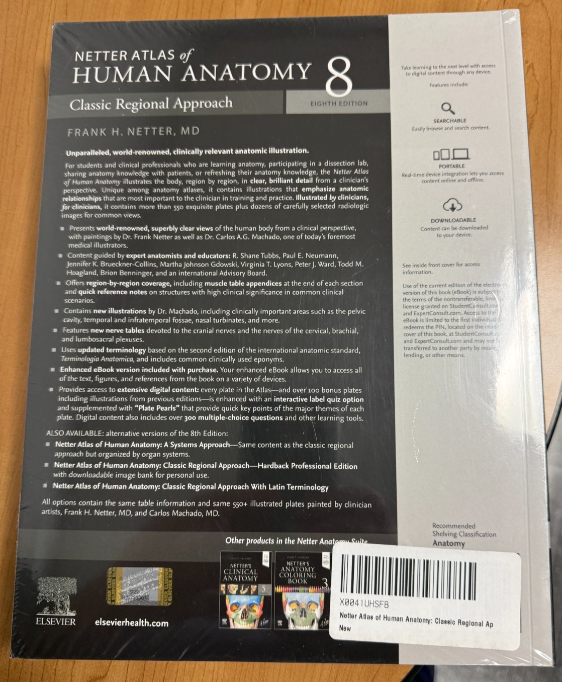 Netter Atlas 8th edition New – plastic wrapped