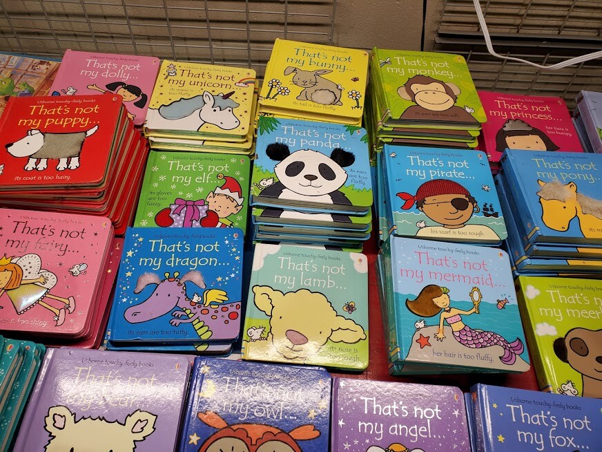 LOT OF 5 USBORNE KIDS TOUCHY-FEELY “THAT’S NOT MY” BOARD BOOKS – RANDOM *MIX*