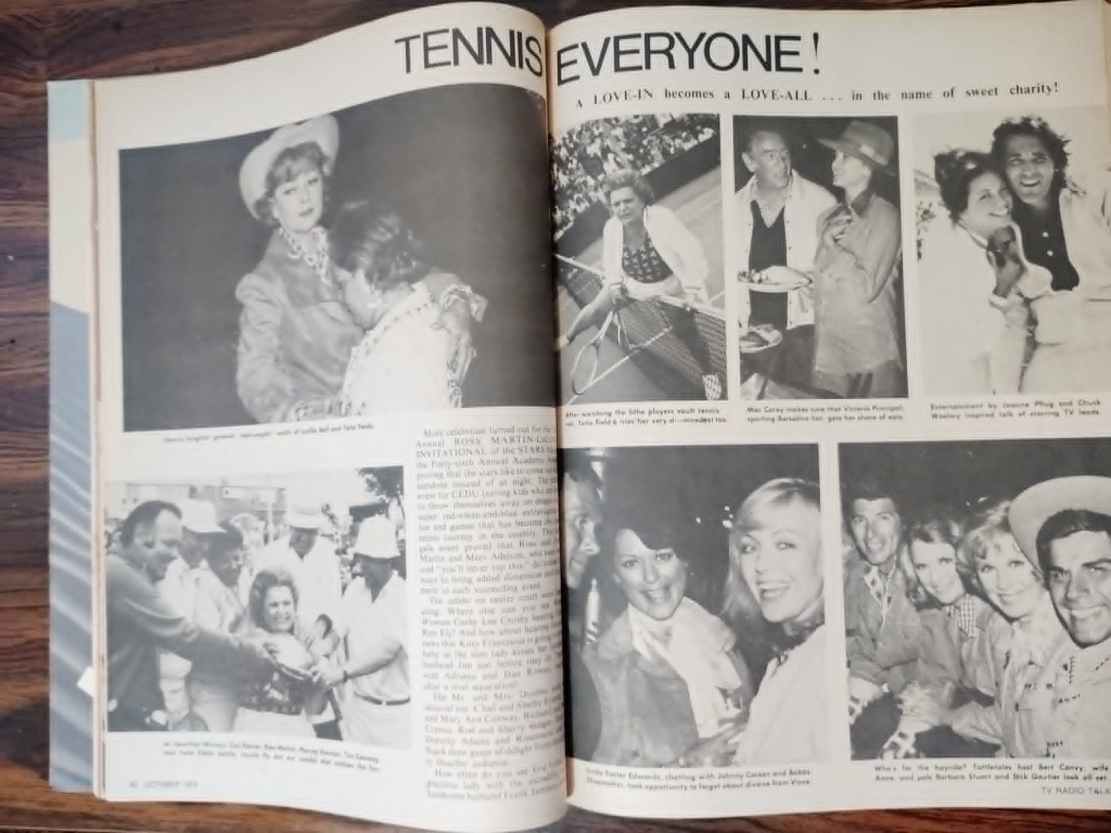 TV Radio Talk magazine – Oct, 1974- Elvis, Cher, Jackie O, Lucy & more