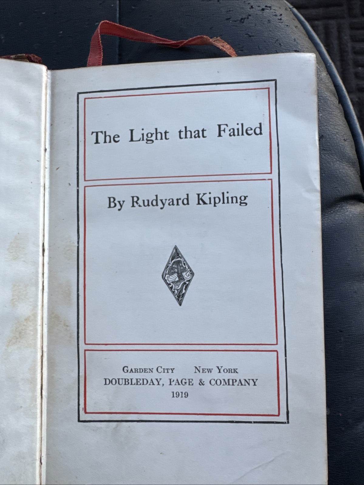 1919 Edition of the Book “Plain Tales from the Hills” By Rudyard Kipling