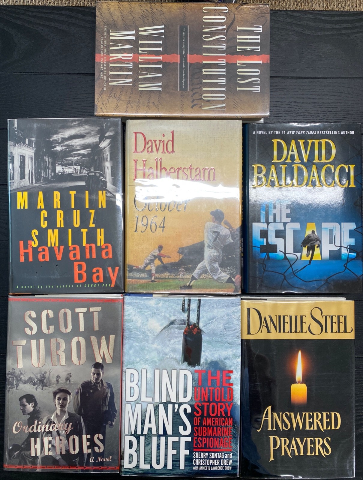 Box of Books 7 hardcover excellent condition well maintained Custom collection