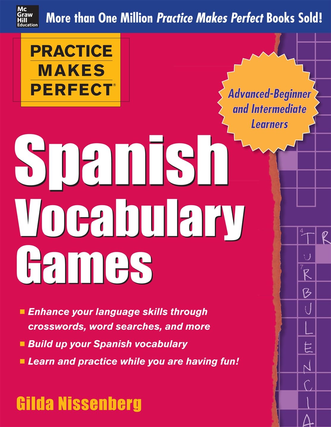 Practice Makes Perfect Spanish Vocabulary Games – paperback Nissenberg, Gild…