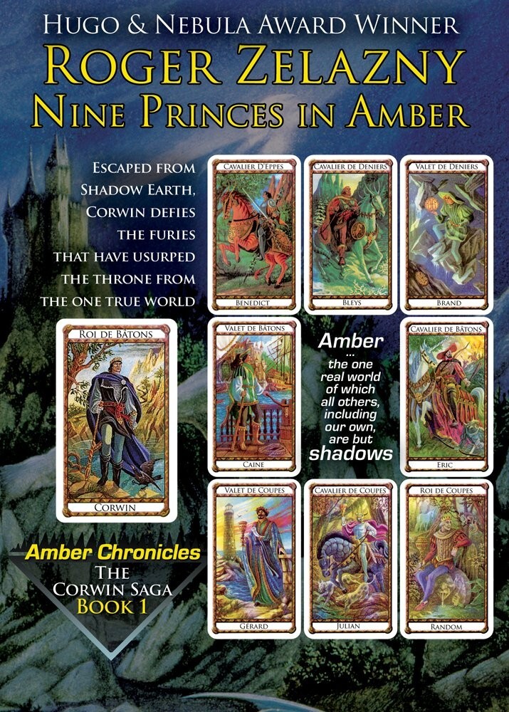 Nine Princes in Amber, Roger Zelazny, CD Audiobook (5 discs) The Corwin Saga #1