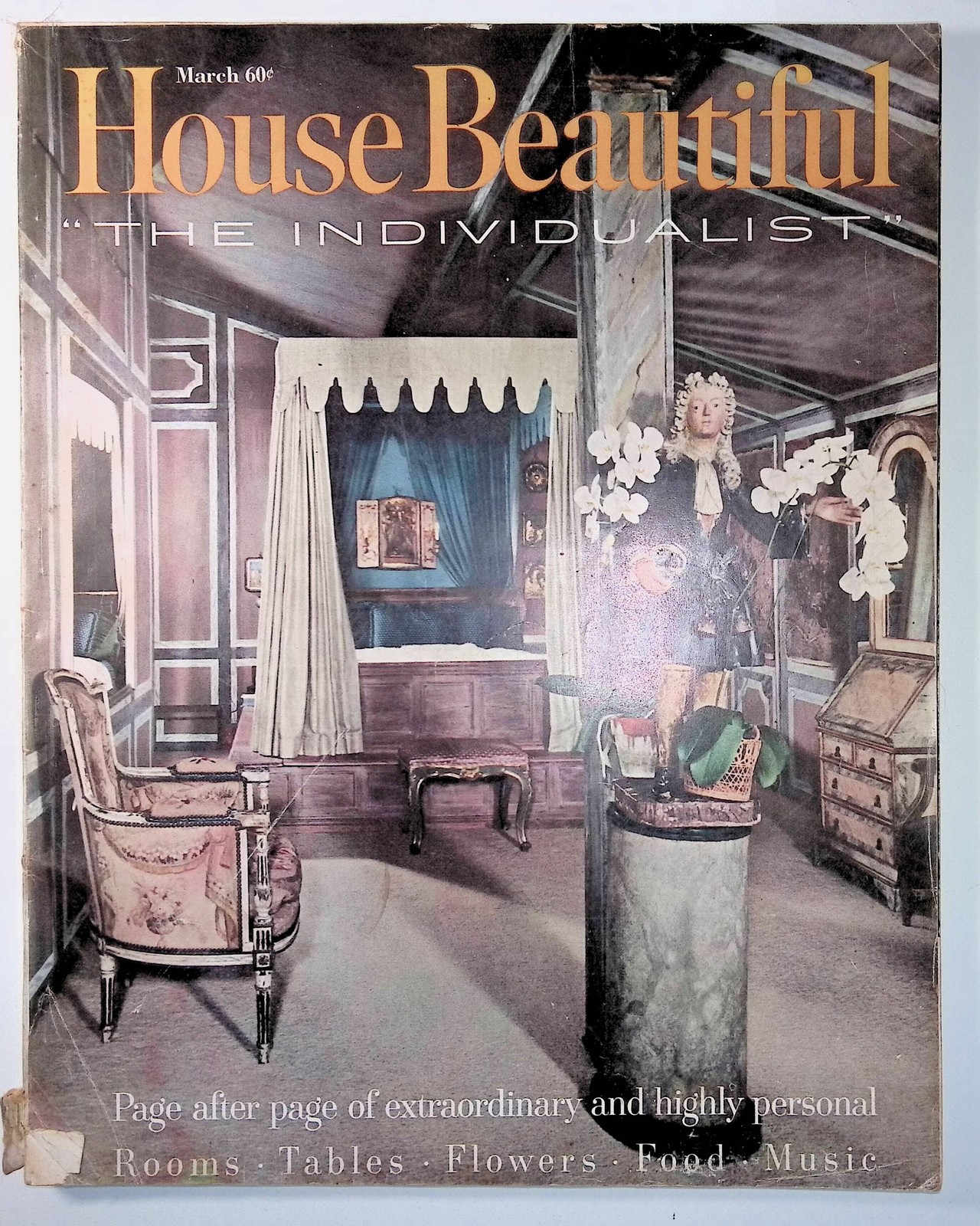Vintage Magazine House Beautiful Individualist March 1965