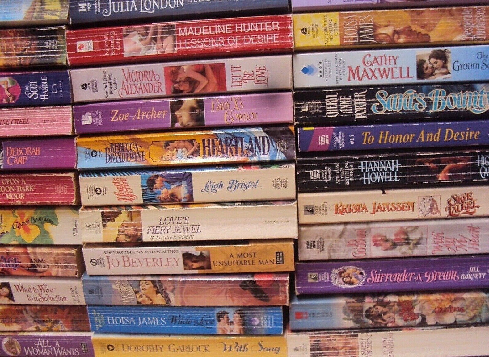 Lot 12 Historical Romance PB Book – RANDOM MIX Pick – by Assorted Authors