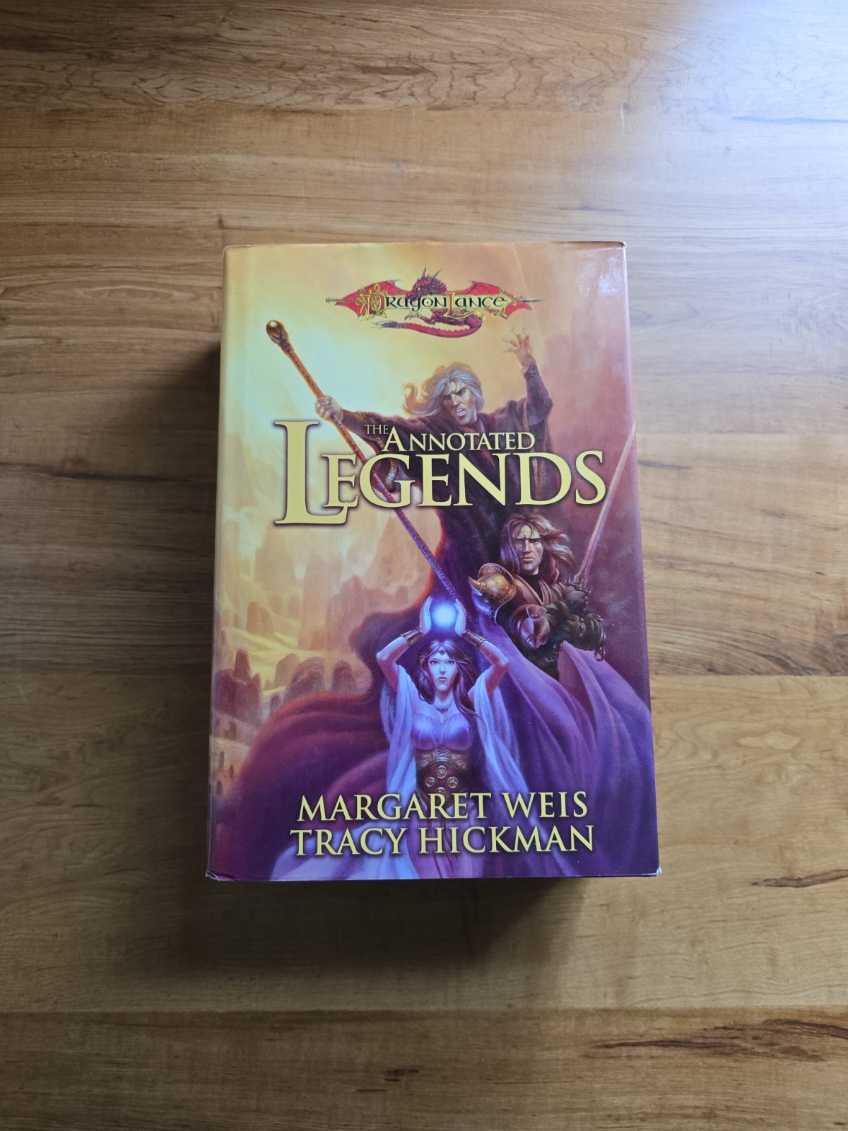 Annotated Legends Hardcover Book 2003 Dragonlance Legends by Weis Hickman RARE