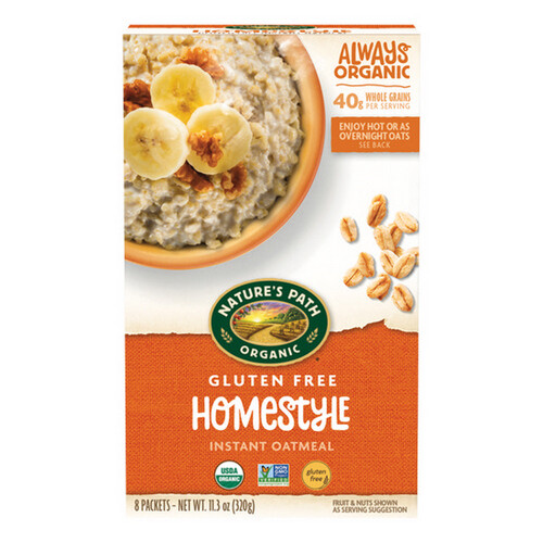 Organic Homestyle Instant Oatmeal 11.3 Oz(Case Of 6) By Natures Path