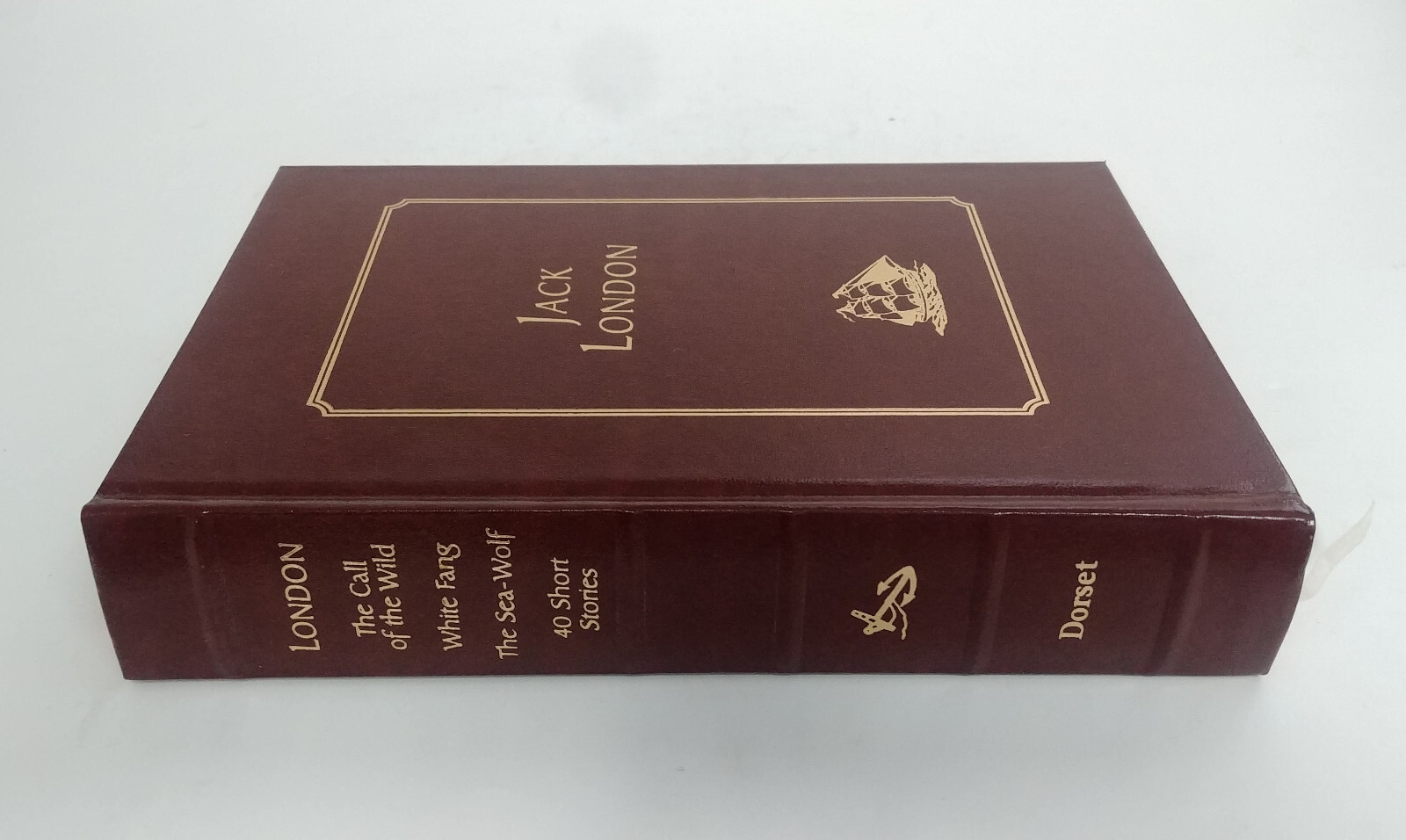 Jack London Collection *LEATHER BOUND HARDCOVER BOOK* Dorset Press NICE [1995]