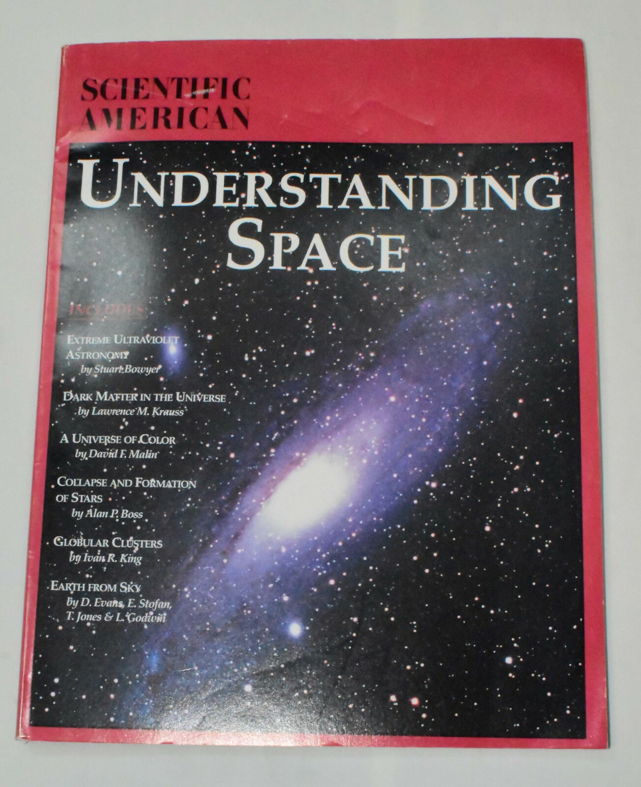 “Understanding Space” from Scientific American – 11″ x 8.2″ x 0.5″ in 1996