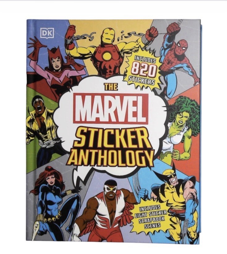 Marvel Sticker Anthology by DK (English) Hardcover Book