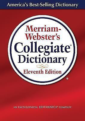 Merriam-Webster’s Collegiate Dictionary,- 0877798079, hardcover, Merriam-Webster