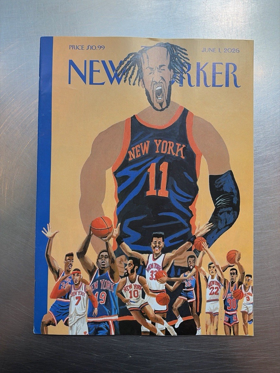 The New Yorker Magazine June 2026 Issue Basketball Illustrated (English)