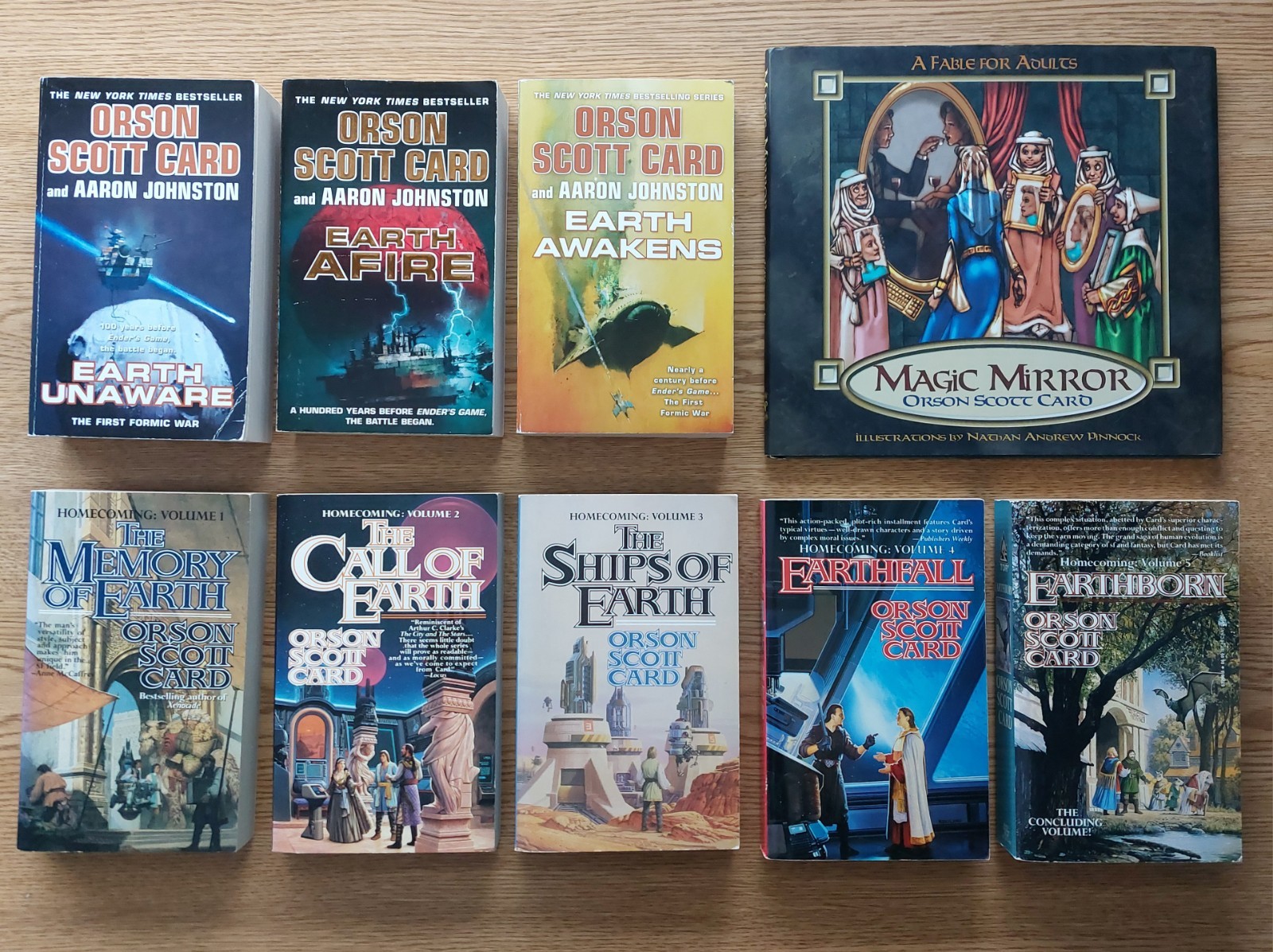 Orson Scott Card Two Complete Series Homecoming The First Formic War Sci-Fi Lot