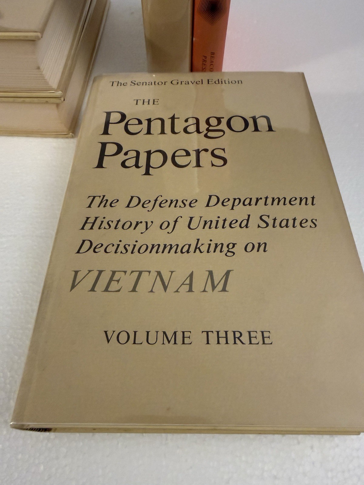 Beacon Press Pentagon Papers Gravel Edition 5 Vol Hardcover Book Set Vietnam War