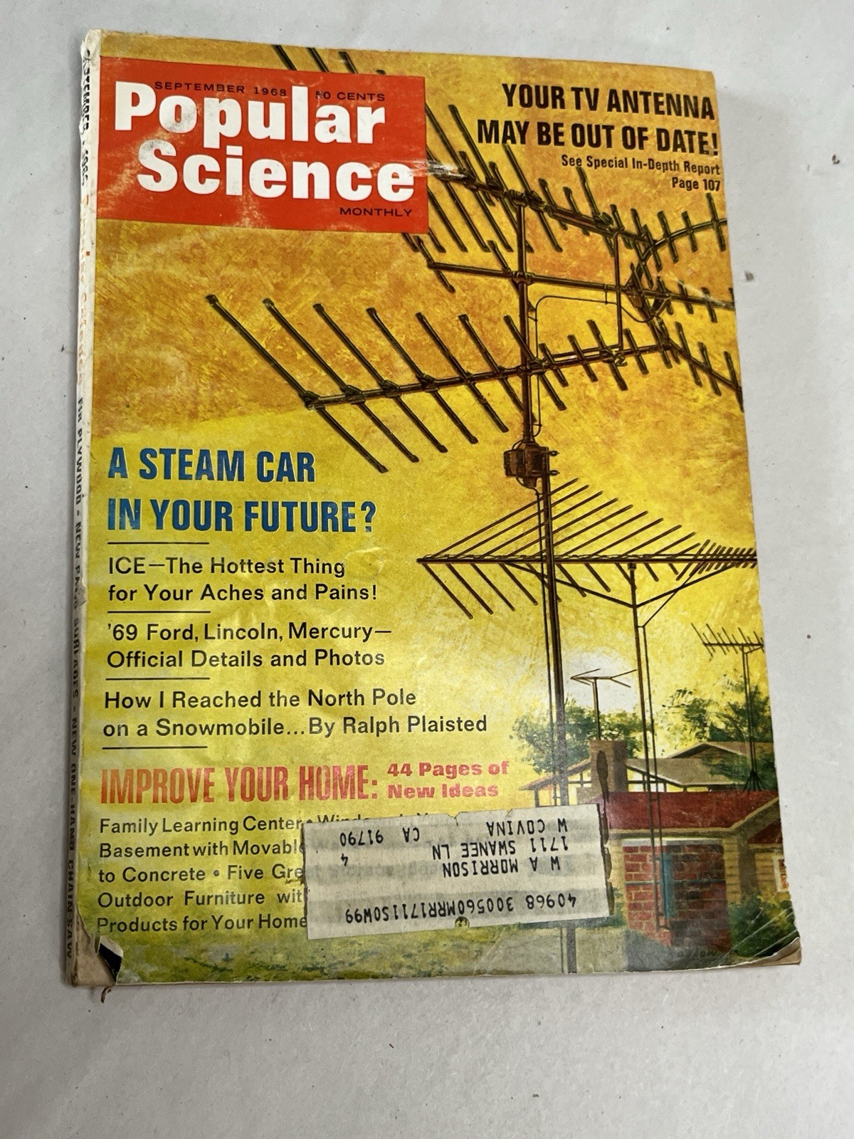 Vintage Lot of 9 Popular Science Magazine From 1966 1967 1968 SL