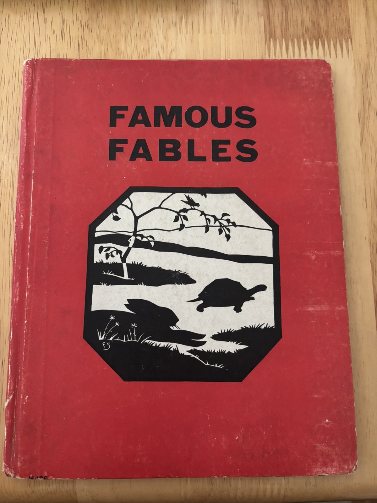 Vintage Famous Fables from AEsop 1933 Lovely Art Deco Era Cut Paper Silhouettes