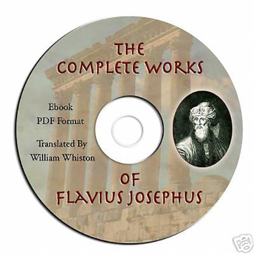 NEW Complete Works-Flavius Josephus-Christian Church History-Jewish-Book on CD