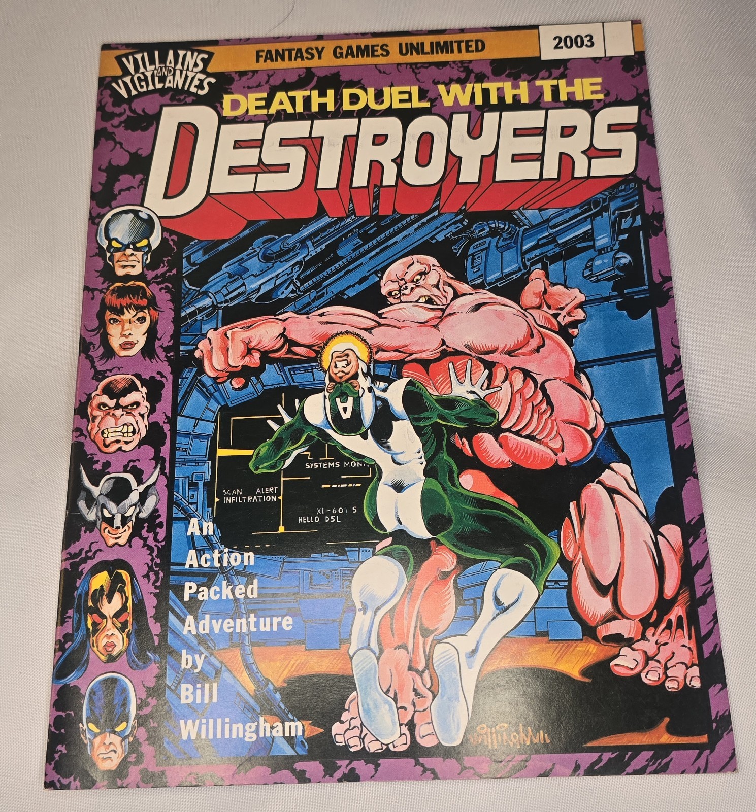 Death Duel with the Destroyers (Villains & Vigilantes) FGU Fantasy Games