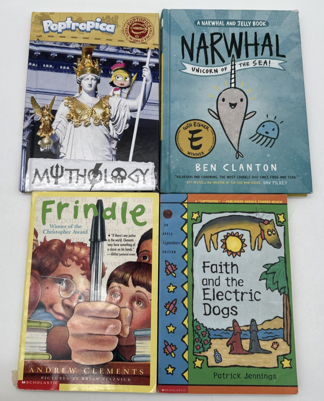 Lot of 20 Chapter Books Graphic Novels Kids Mixed Lot Acceptable Condition