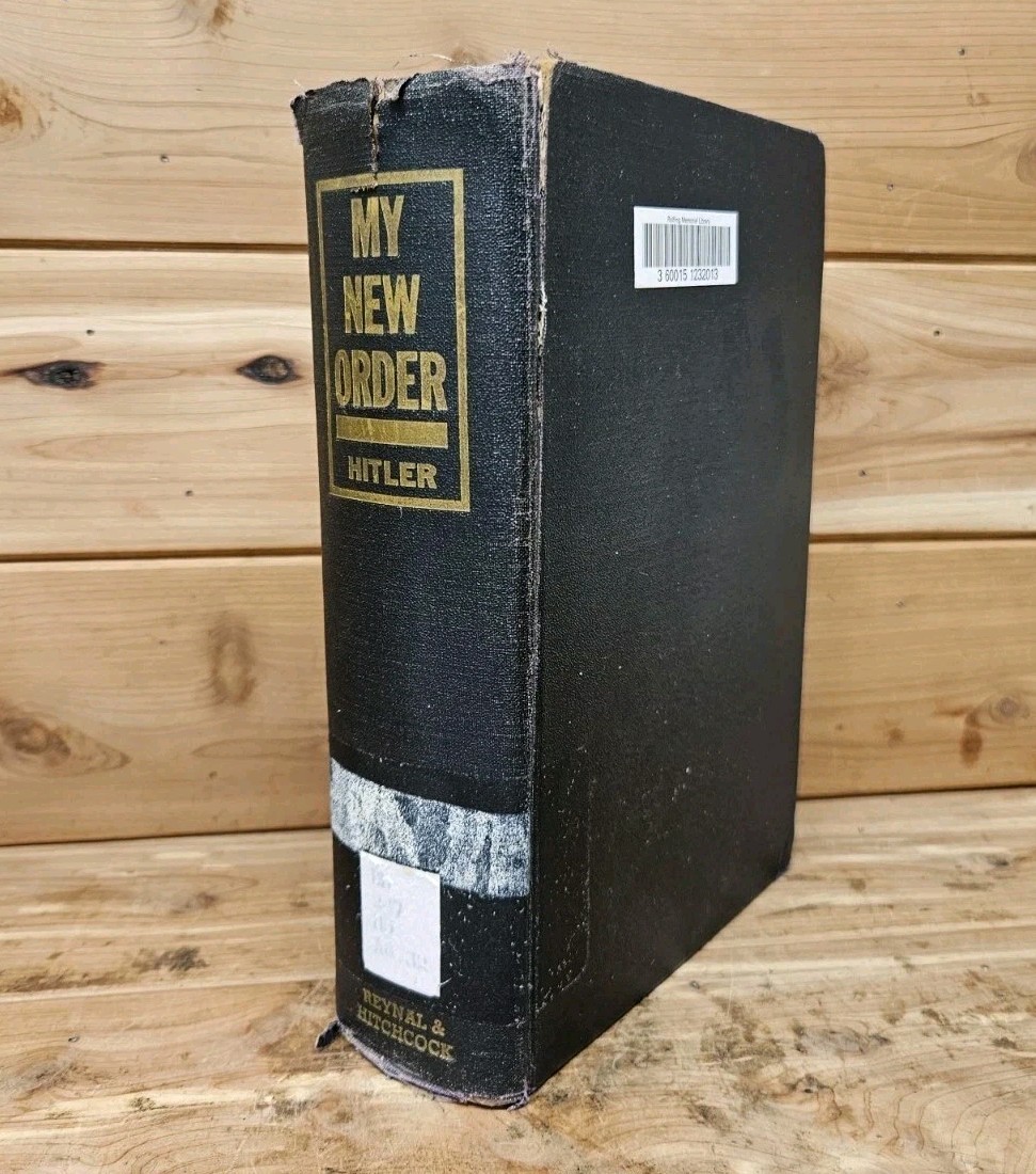 My New Order Book Adolf Hitler 1941 First Edition in poor condition See Photos