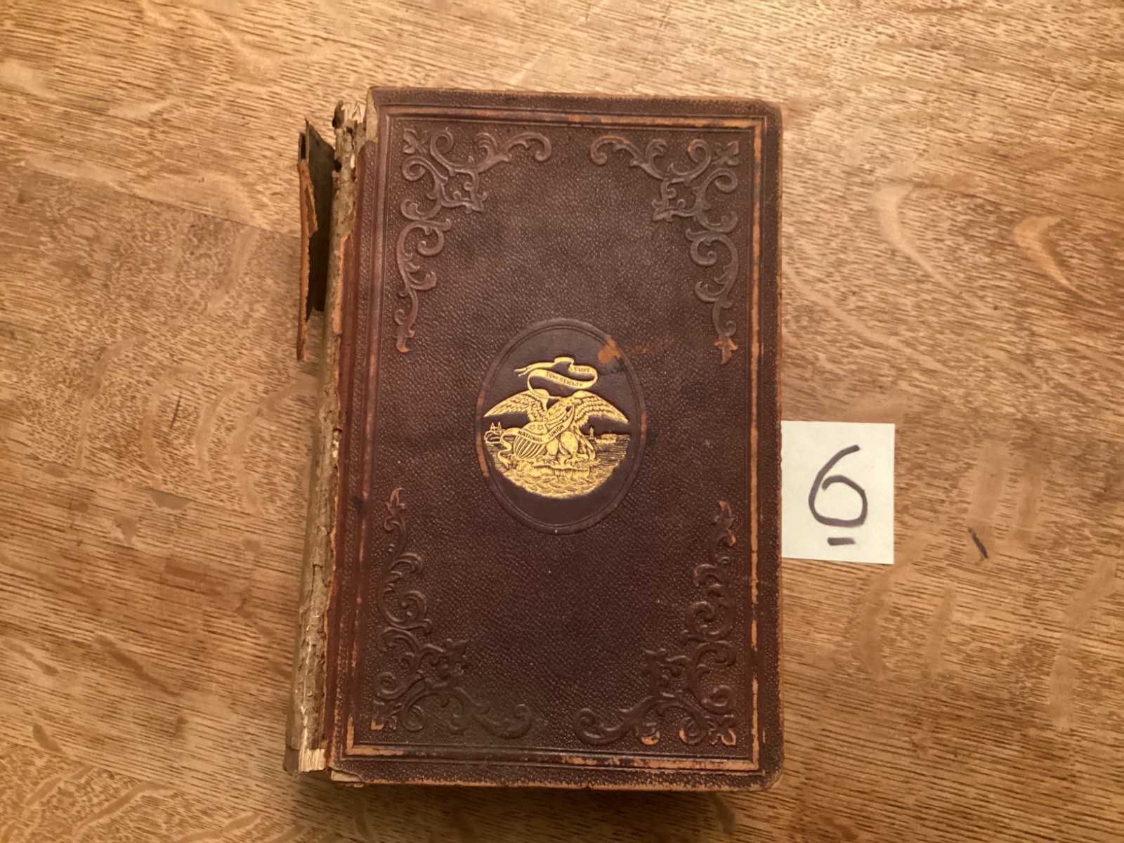 1865 The Patriotism of Illinois by T M Eddy Vol 1 HB #6 608 pages.