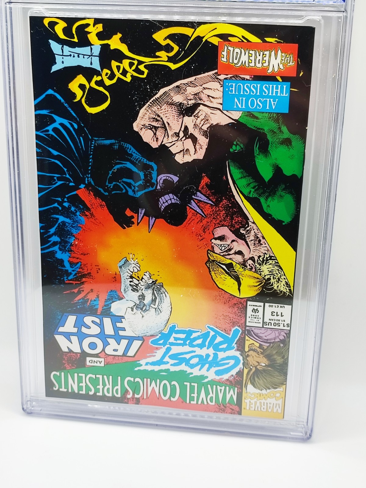 1992 MARVEL COMICS PRESENTS #113 WOLVERINE – CGC 9.6 WHITE PAGES FLIPBOOK