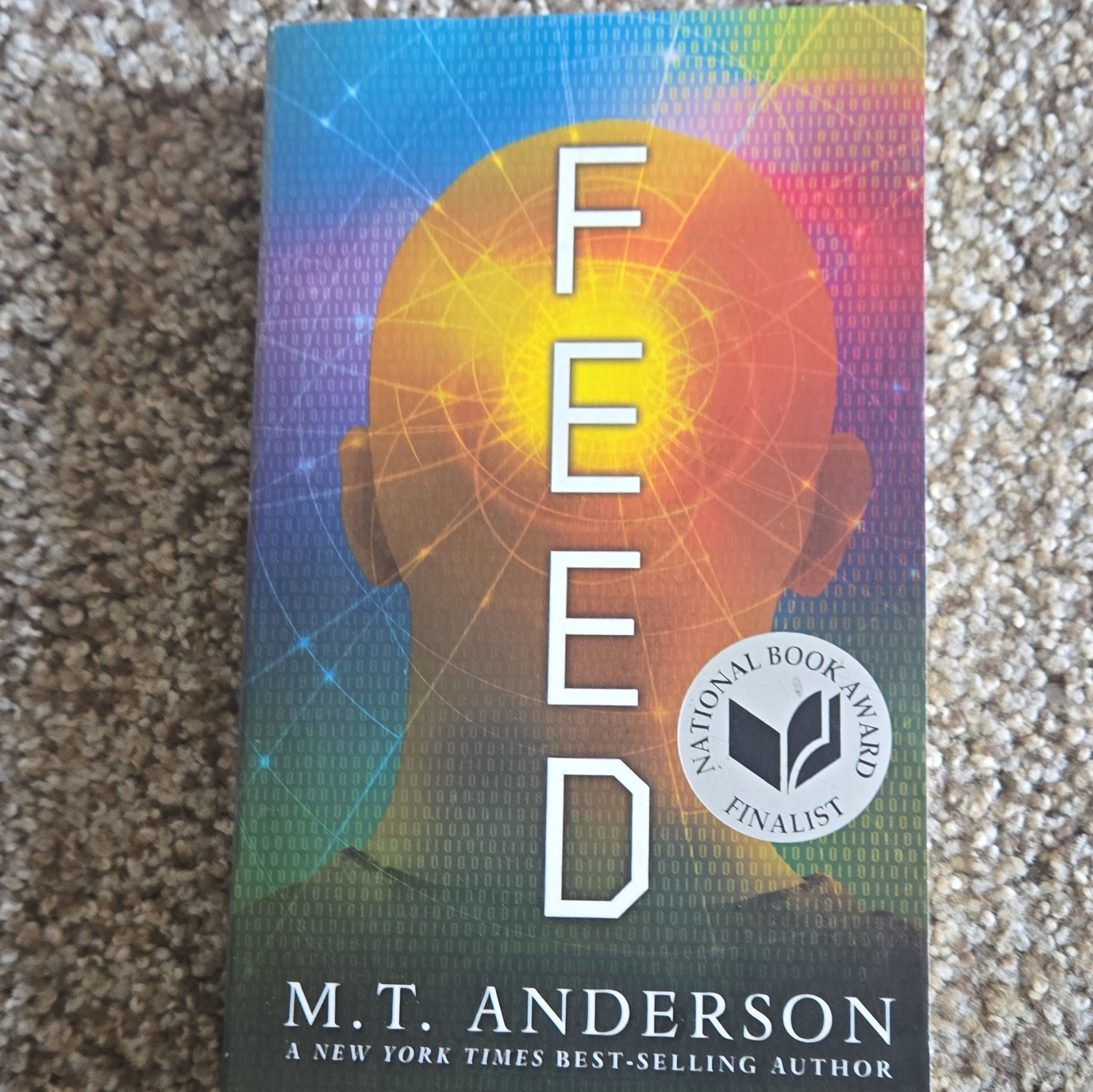 Feed by M. T. Anderson Paperback Young Adult Fiction Dystopian Novel