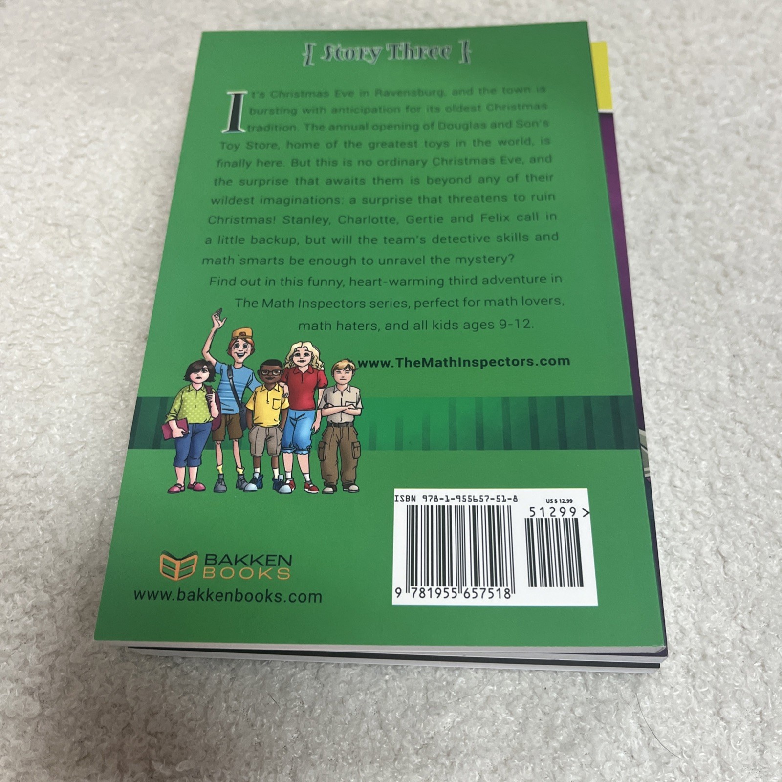 The Math Inspectors Books Complete Set 1-5 Lot PB Daniel Kenny Emily Boever