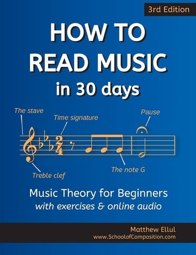How to Read Music in 30 Days: Music Theory for Beginners – with … (paperback)