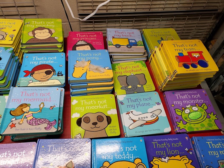 LOT OF 5 USBORNE KIDS TOUCHY-FEELY “THAT’S NOT MY” BOARD BOOKS – RANDOM *MIX*