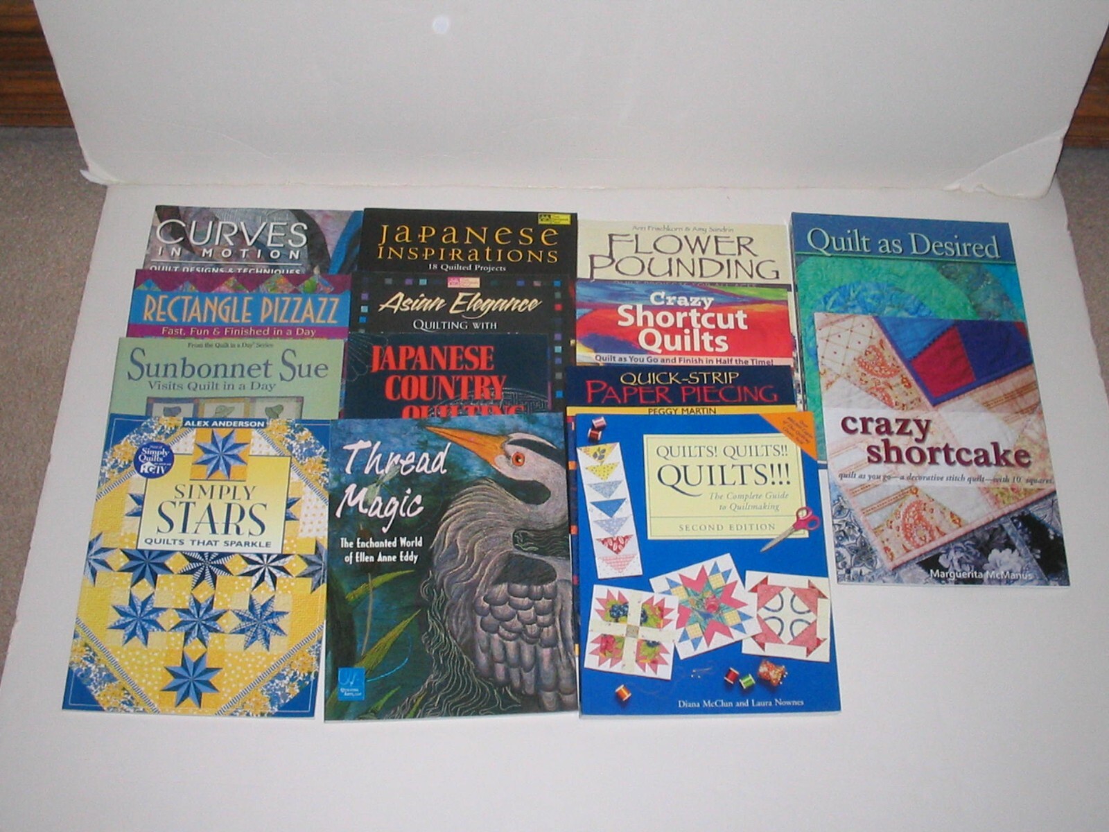Quilt Books From Menu $9.99 each