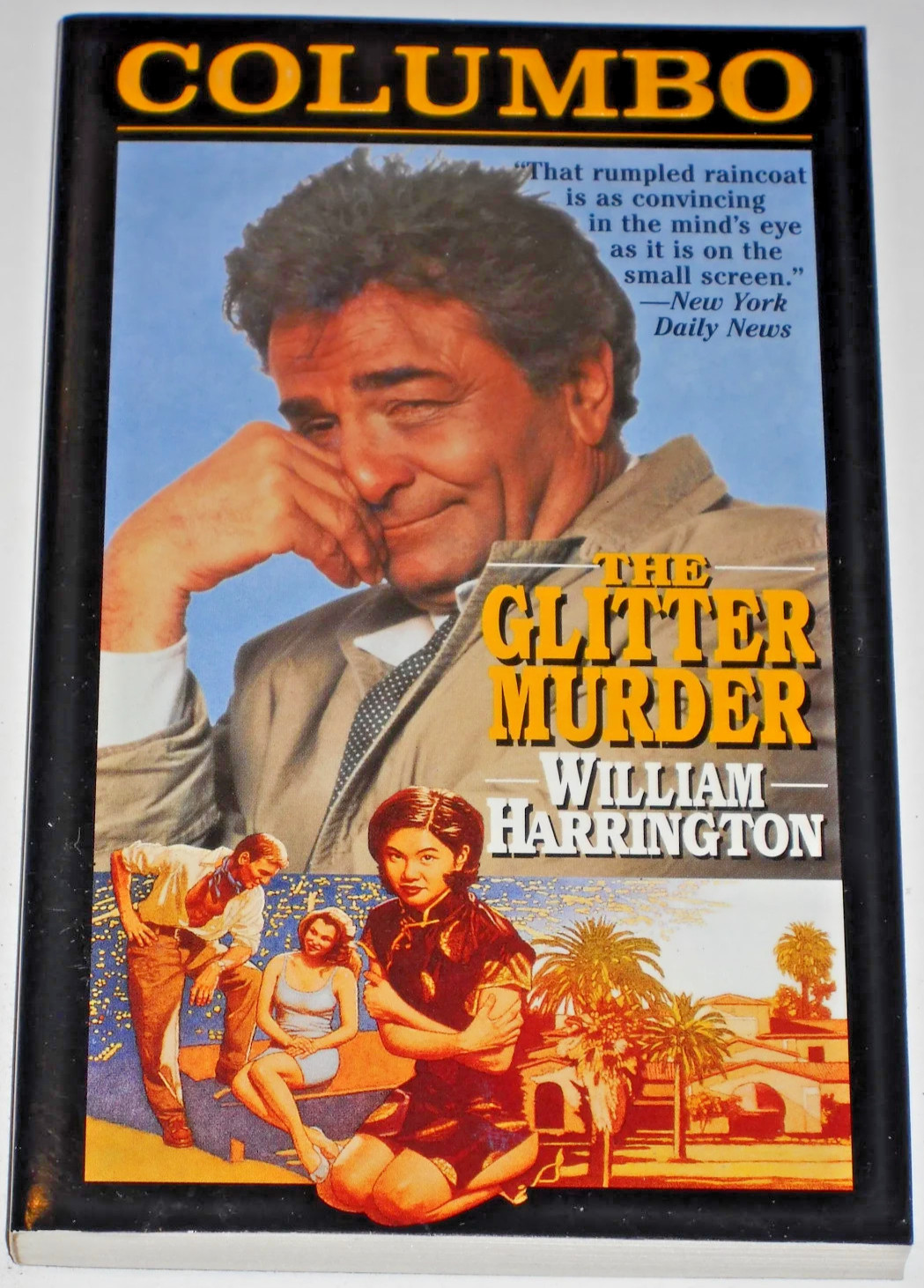 1997 NEVER READ! COLUMBO Glitter Murder PETER FALK Vintage TV tie-in pb book NM