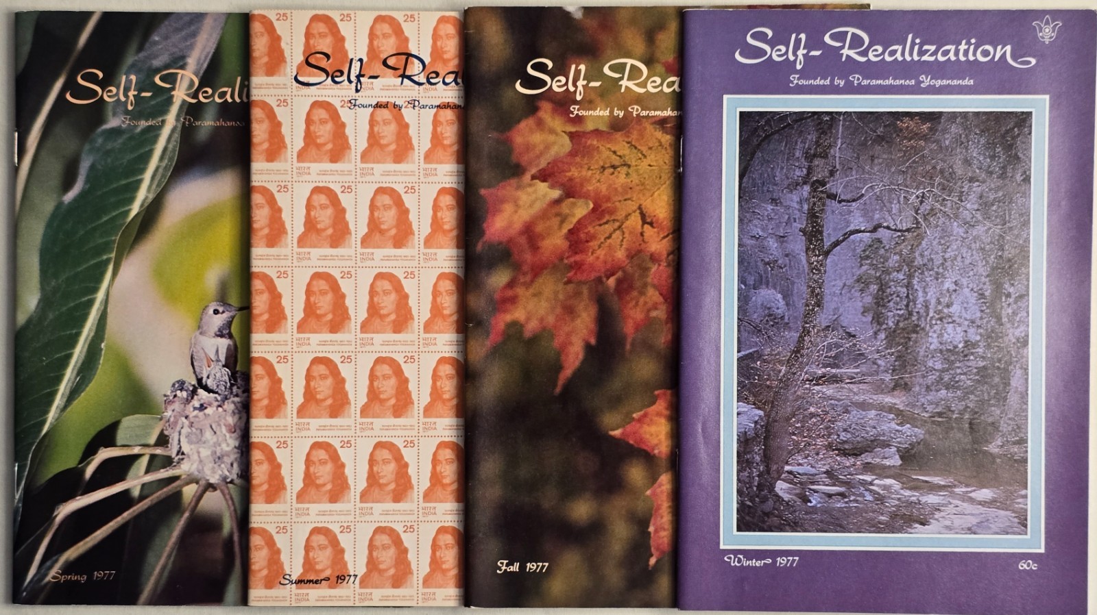 Self-Realization Fellowship Magazine Yogananda – Full Year 1977 (4 Issues)