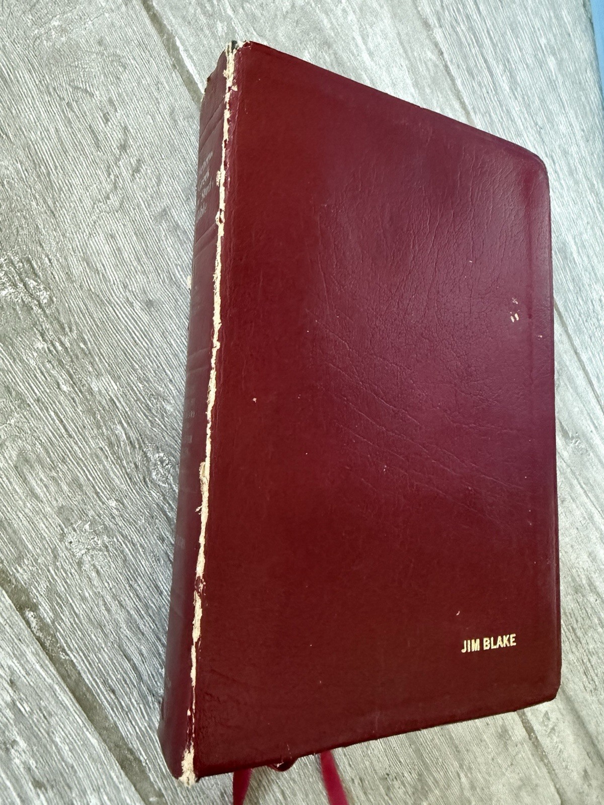 ✝️ Hebrew-Greek Key Word Study Bible KJV Zodhiates Burgundy Bonded Leather