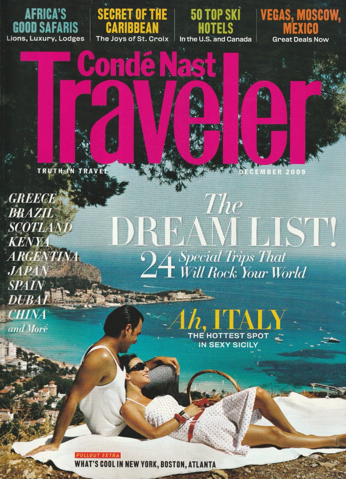 Conde Nast Traveler Magazine December 2009 – Secret of the Caribbean