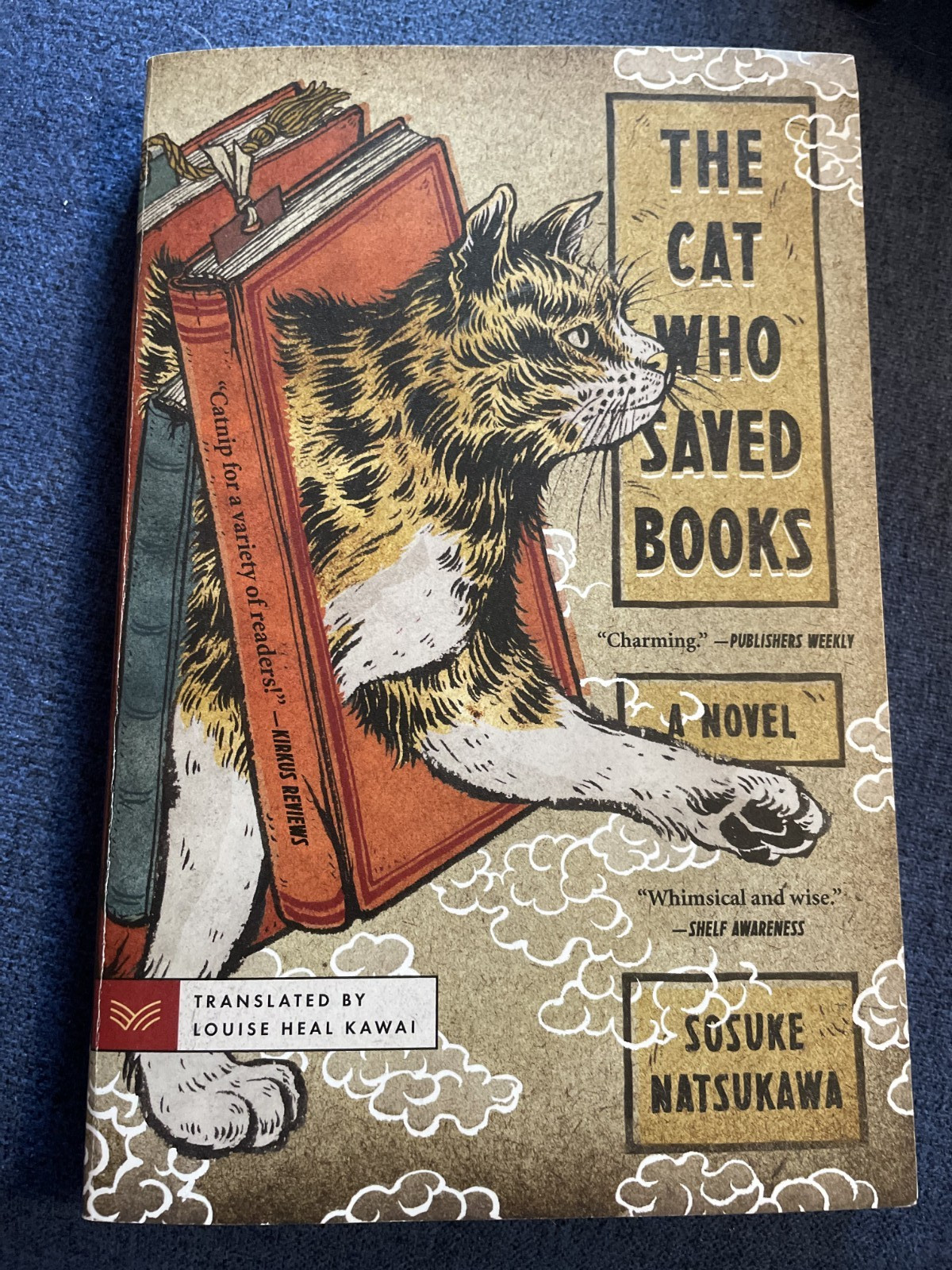 The Cat Who Saved Books Novel Paperback Natsukawa Kawai GUC 2017 198 pages